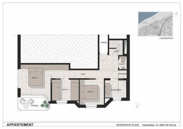Duplex Penthouse Plaza Apartment De Panne Bilik gambar